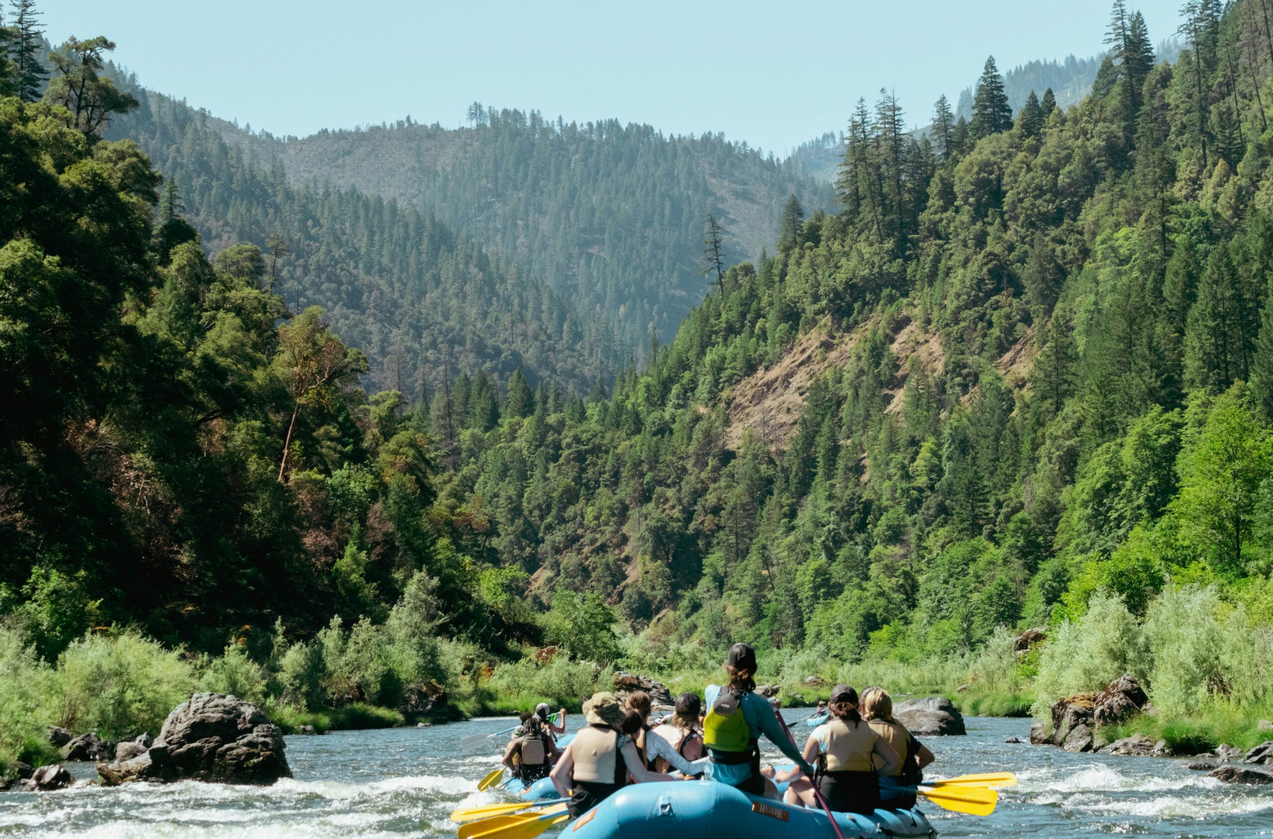 White water rafting 